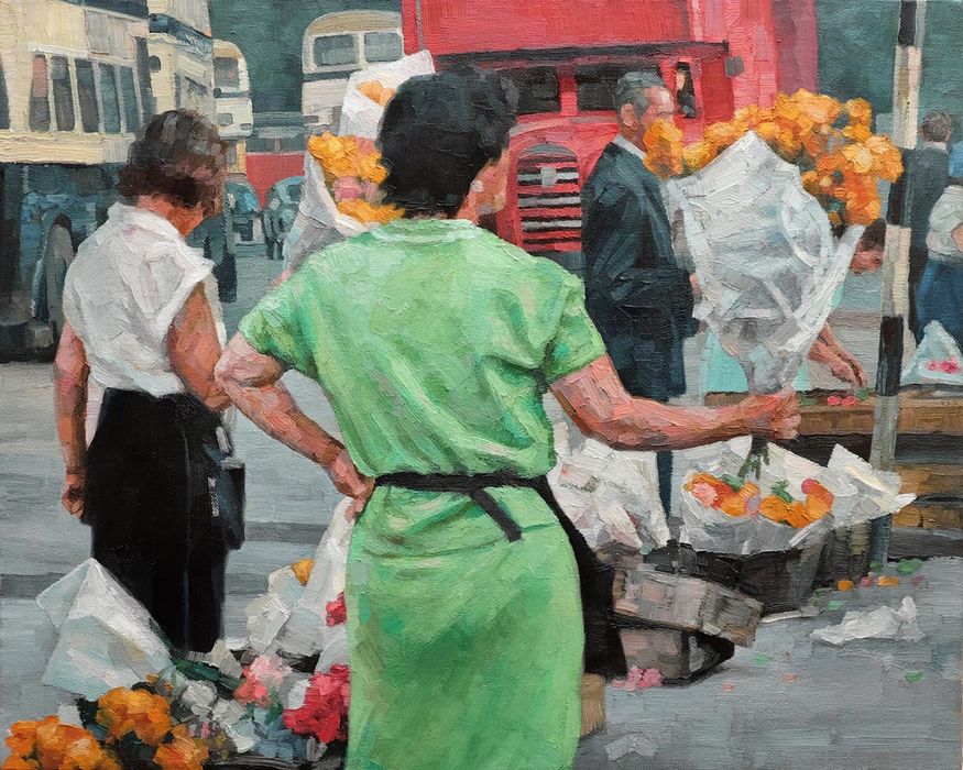 Flowersellers 1959 (sold)