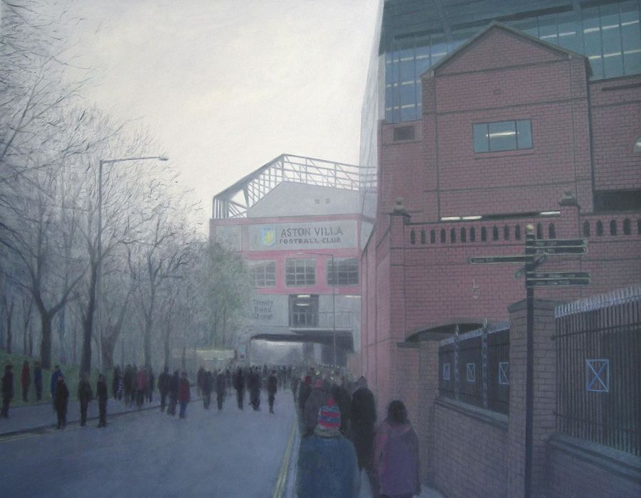 Going to the Match, Villa Park. Trinity Road Stand