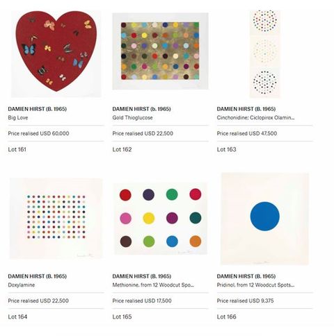 Bouyant market for Damien Hirst editions