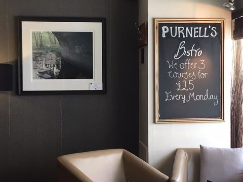 Purnell's Bistro displays work by Reuben Colley