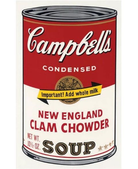 Warhol soup can on display in Spring Exhibition