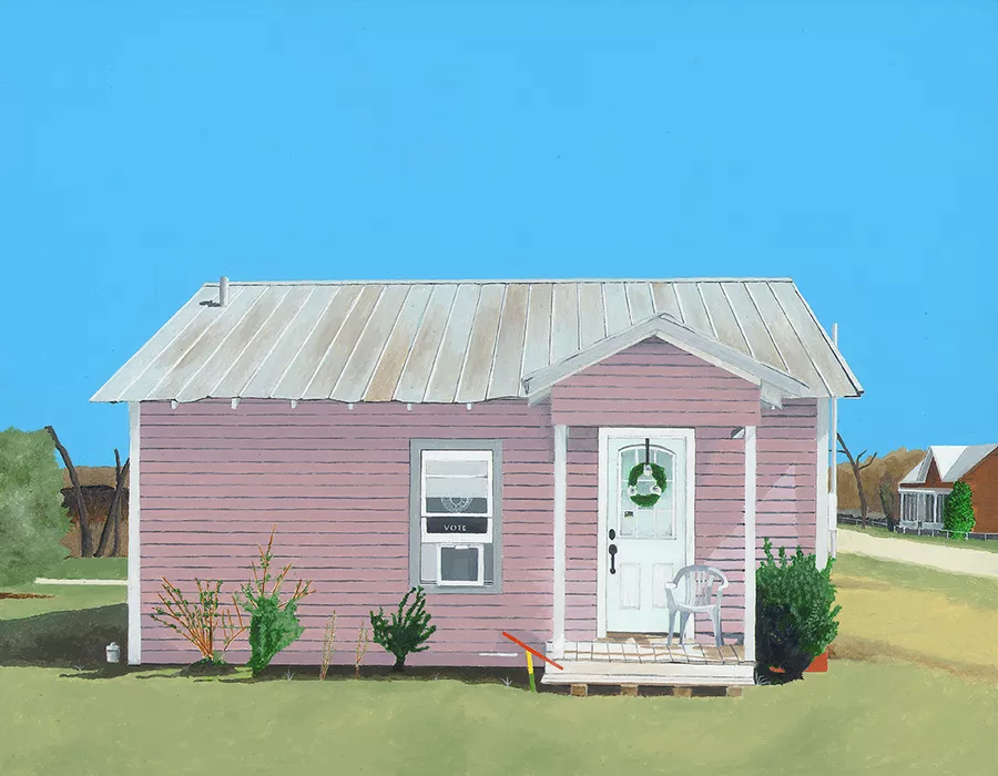 The Pink House, Texas (SOLD) Editions available