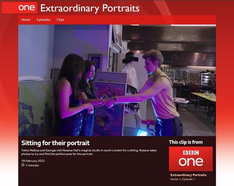 Roxana Halls - BBC1 'Extraordinary Portraits' Sunday 27th Feb 6.30 pm