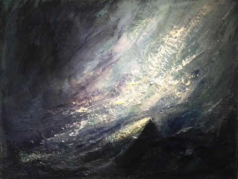Wicklow Rocks and Light I (SOLD)