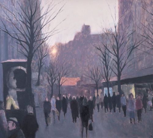 Sun Setting Over New Street (The John Lewis Collection)