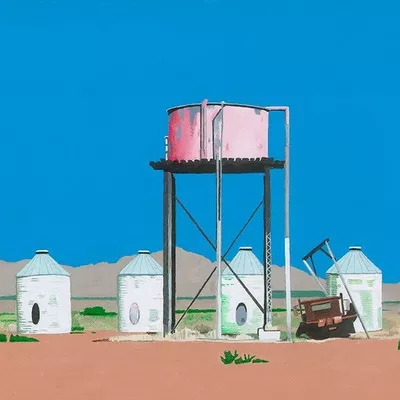 Pink Water Tower